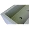Emsco Group Trough Planter with Drainage Holes, 25in Weatherproof Resin Planter, Green Granite Color 2418-1 - alternate 3
